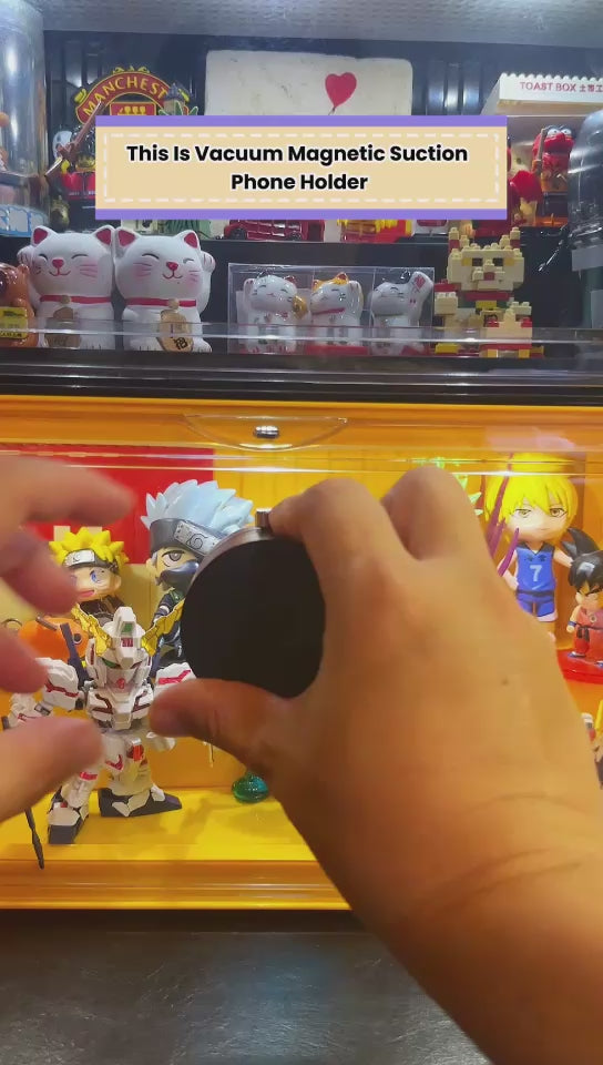 Vacuum Magnetic Suction Phone Holder